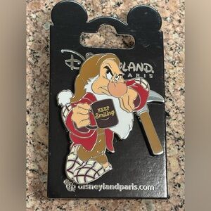 Grumpy - Waking Up Series- Snow White & Seven Dwarfs Disneyland Paris 2024 Pin